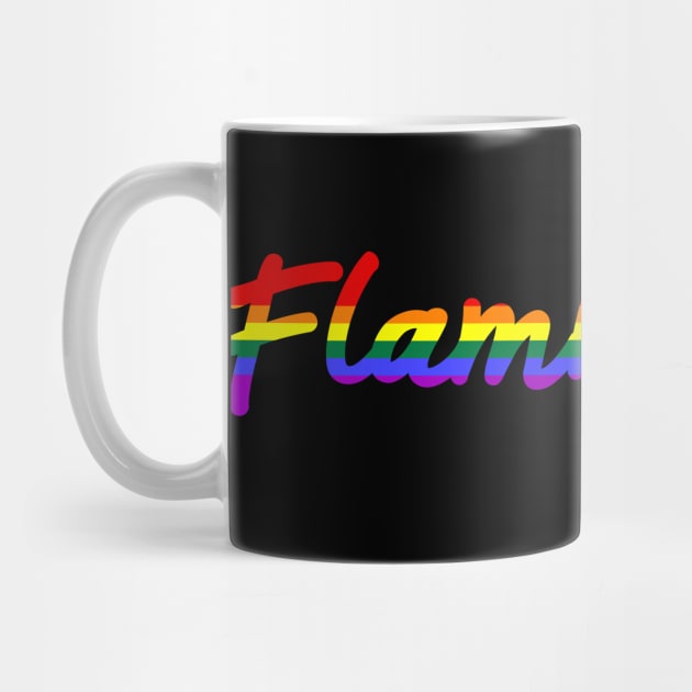 Flamboyant Gay Pride LGBT Rainbow Flag by Scar